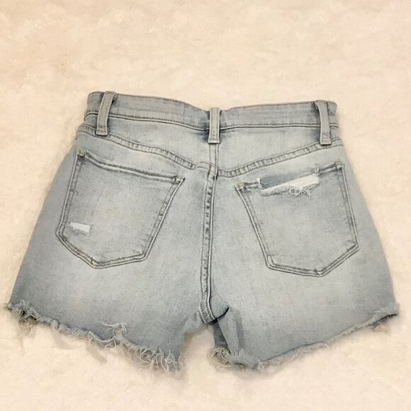Joe’s Jeans 24 Kinsley High Rise 4” Denim Women’s Shorts Light Wash Distressed - Picture 5 of 11